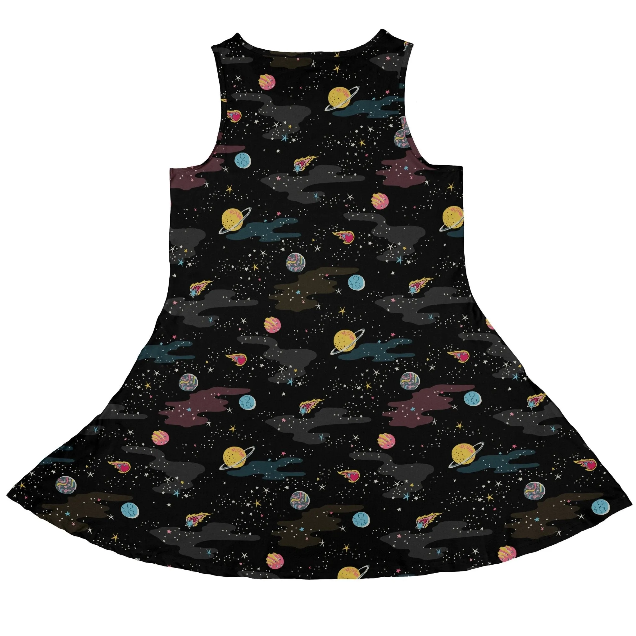 A Starry Galaxy Outer Space Dress