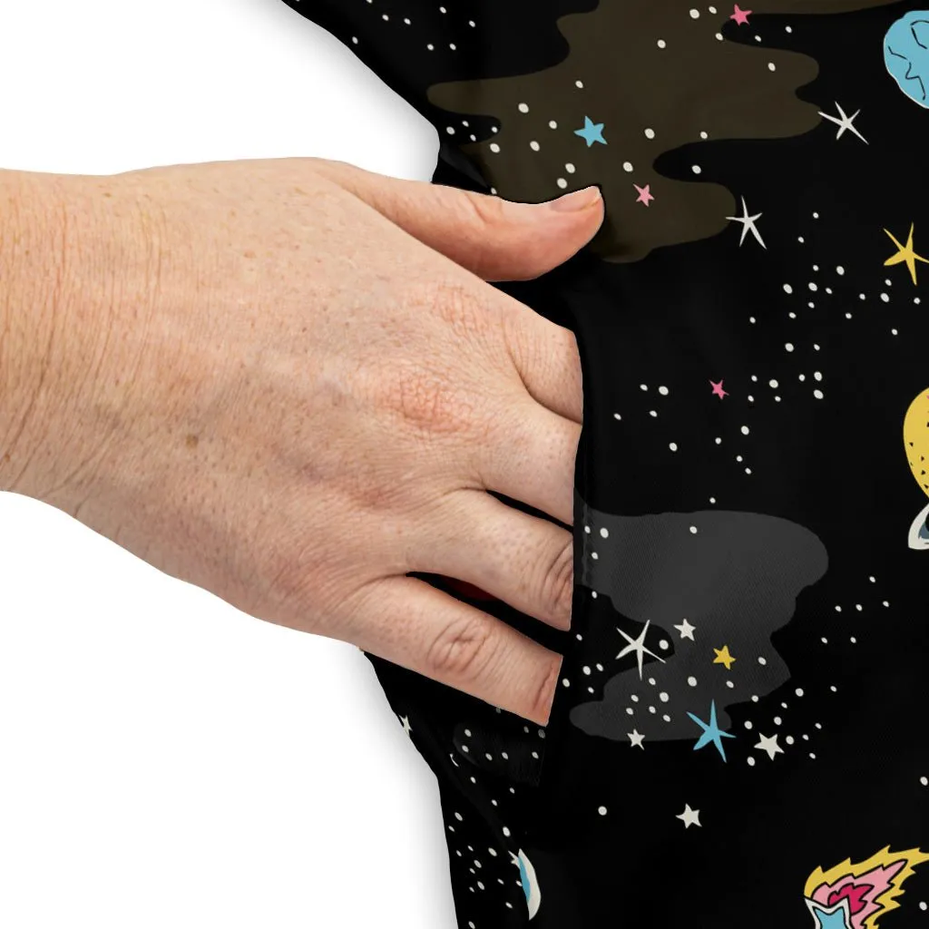 A Starry Galaxy Outer Space Dress