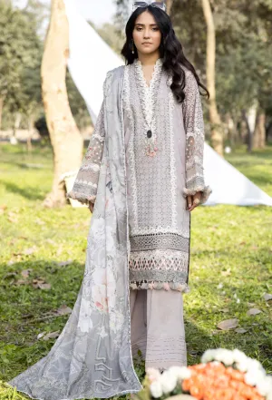 Adan's Libas Pastels Lawn Collection – Grey Suit