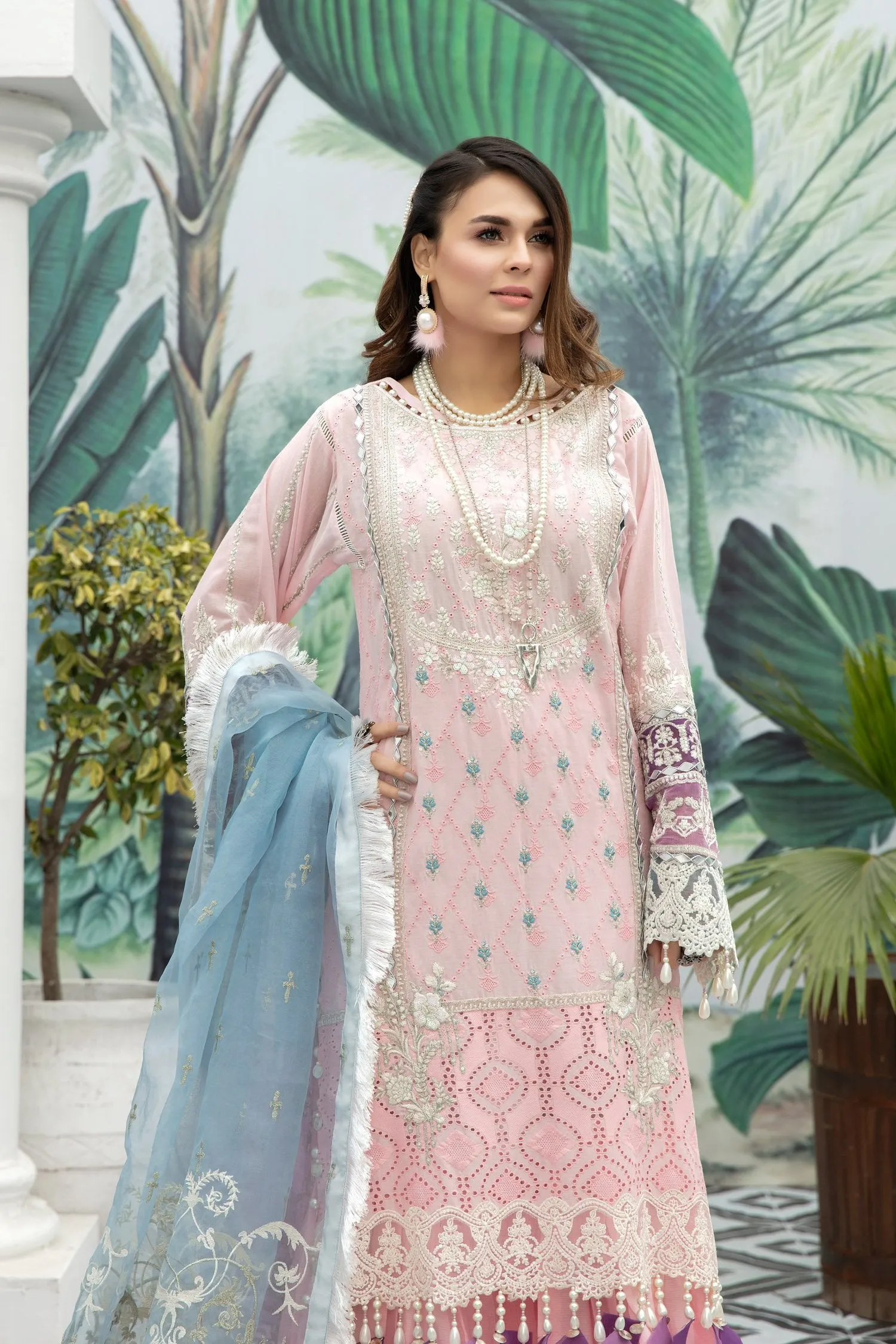 Adan's Libas Schiffli Embroidered Lawn Collection – Fairy Floss