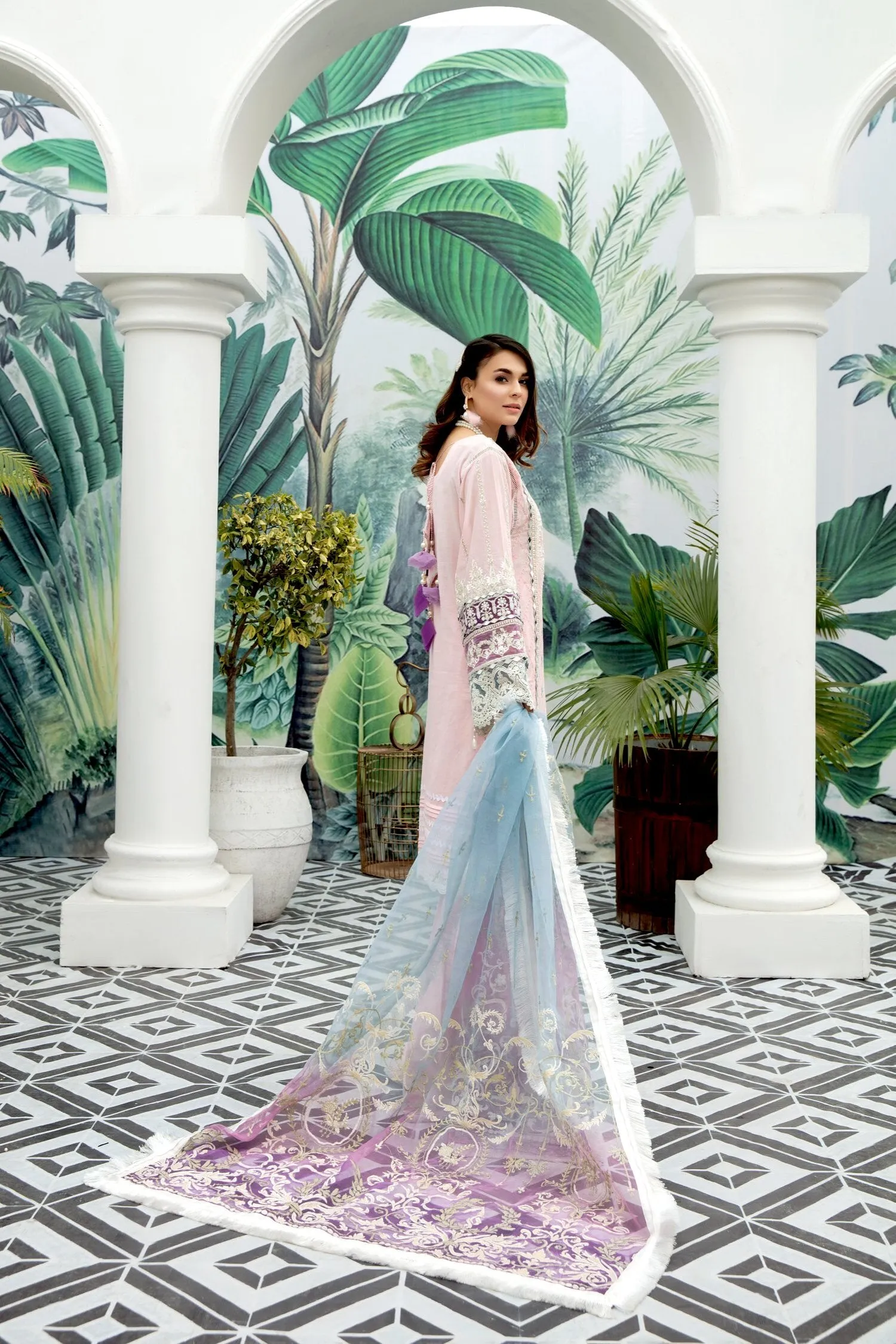 Adan's Libas Schiffli Embroidered Lawn Collection – Fairy Floss