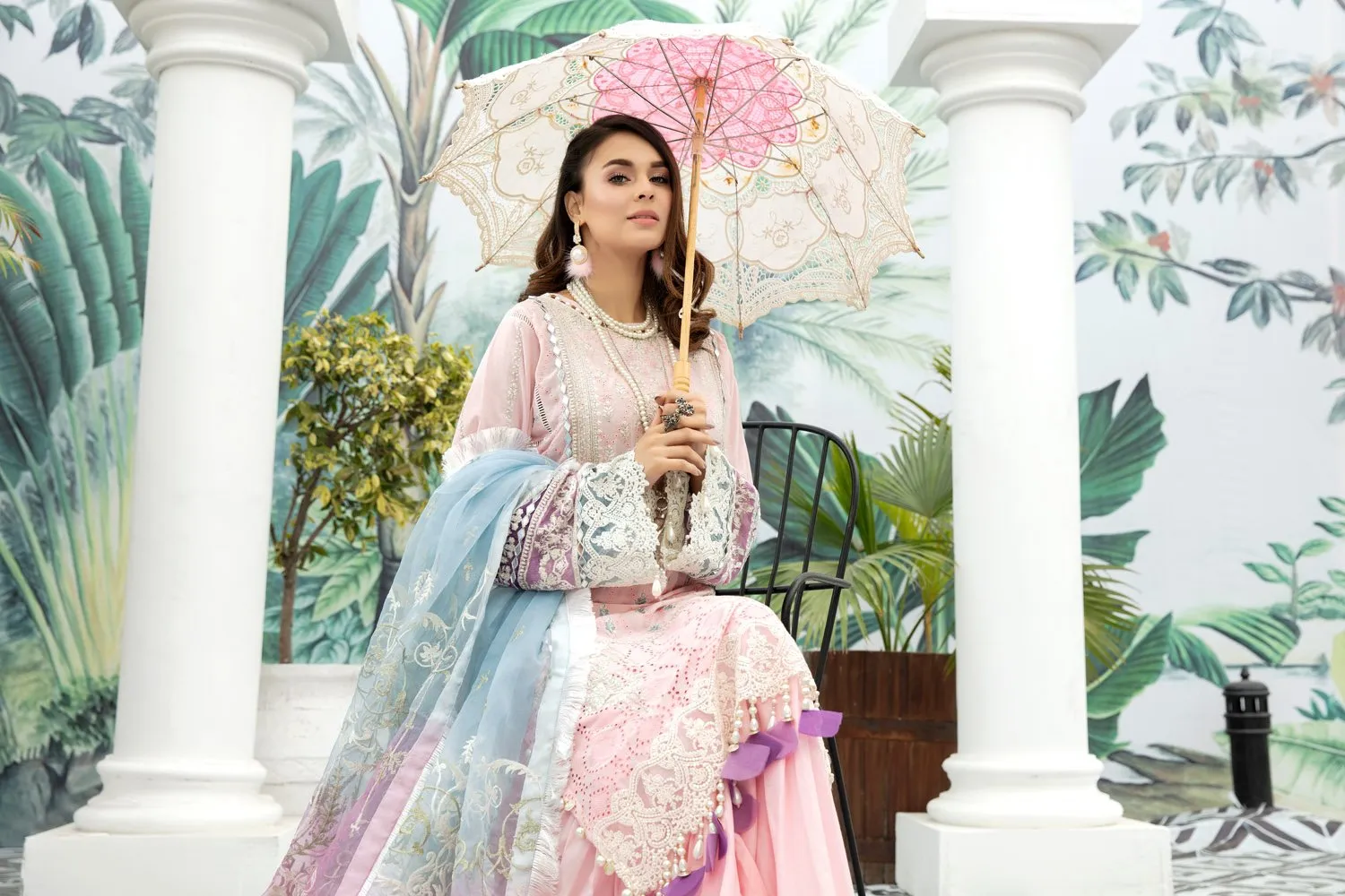 Adan's Libas Schiffli Embroidered Lawn Collection – Fairy Floss