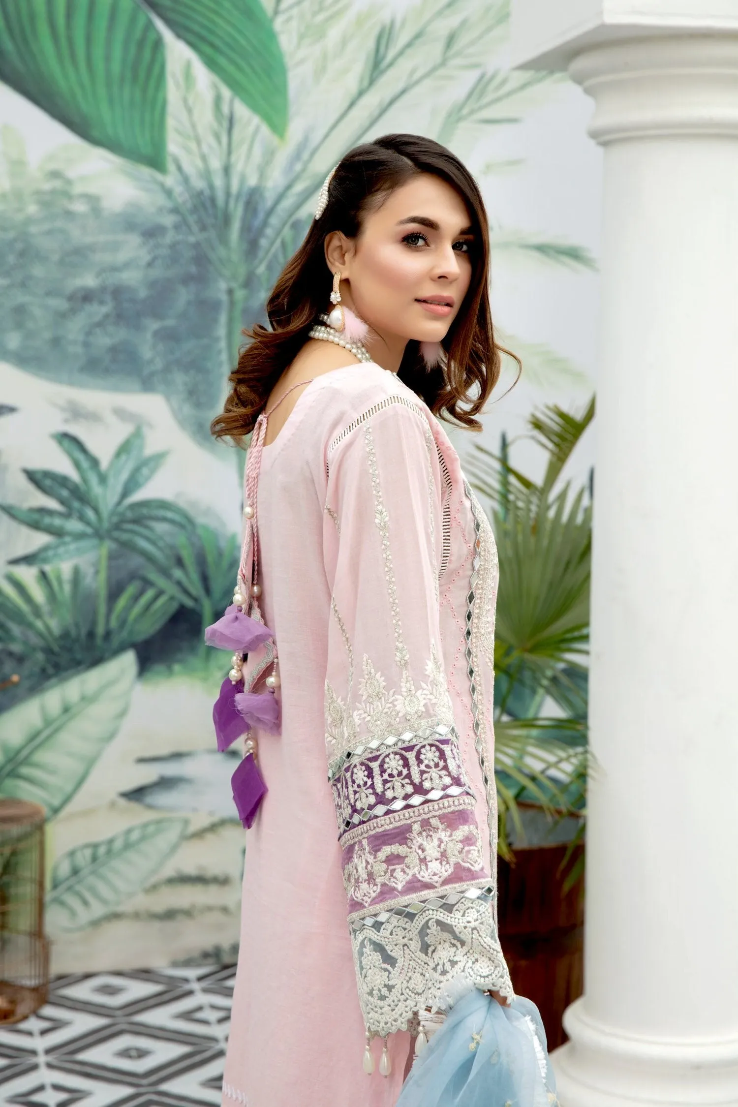 Adan's Libas Schiffli Embroidered Lawn Collection – Fairy Floss