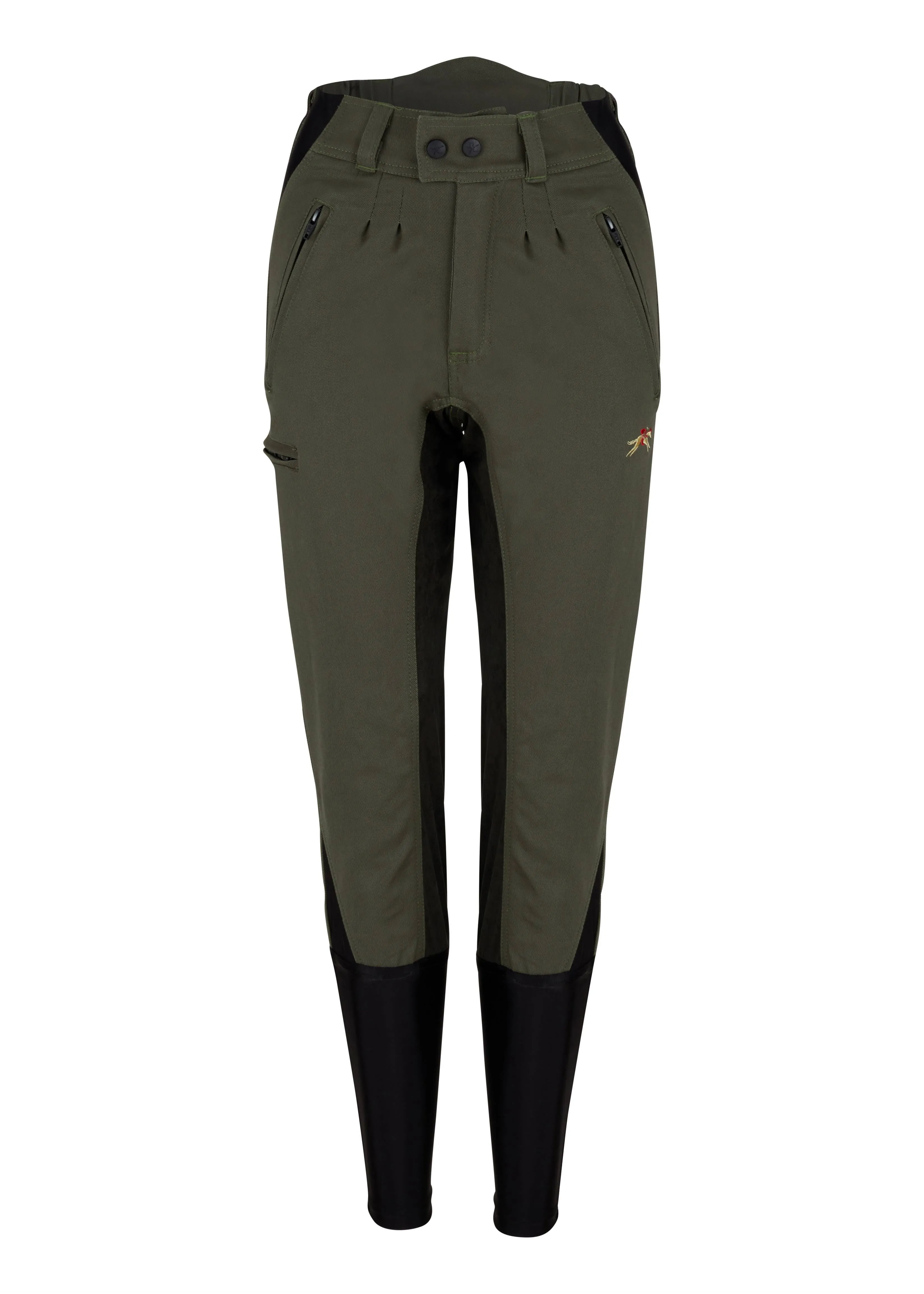 Adults Summer Breeches Duvall 150 - Moss Green