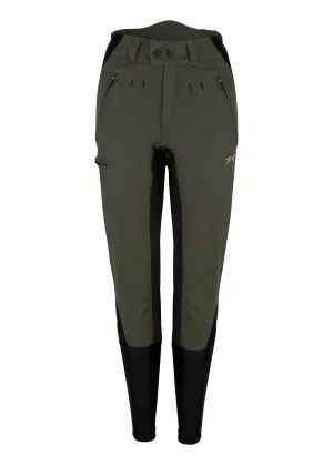 Adults Summer Breeches Duvall 150 - Moss Green
