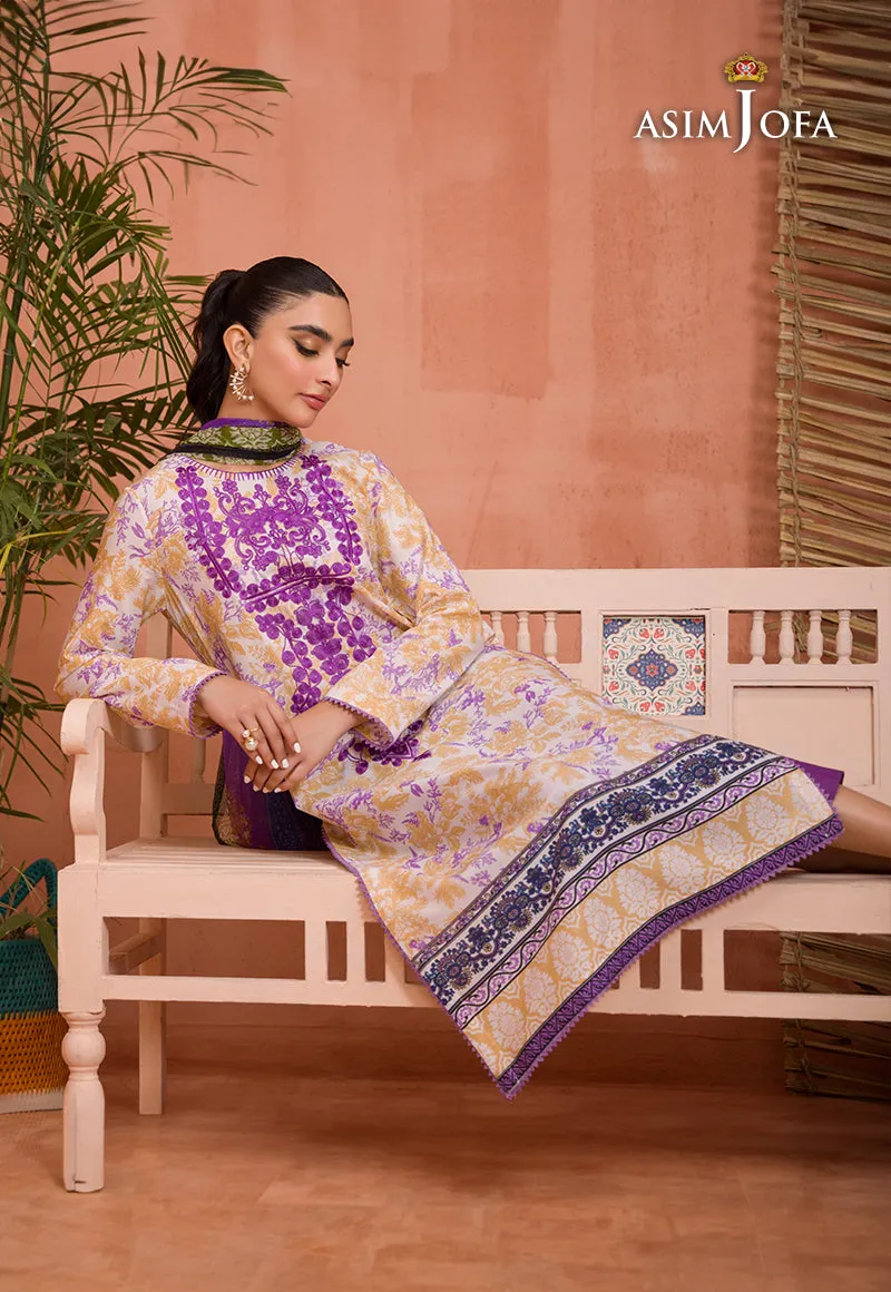 Asim Jofa Gul Rung Stitched/Pret Collection – AJGR-09