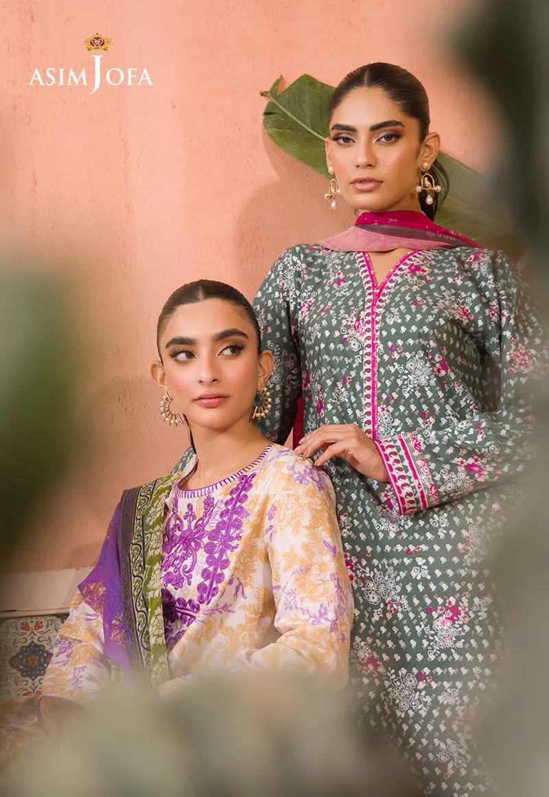 Asim Jofa Gul Rung Stitched/Pret Collection – AJGR-09