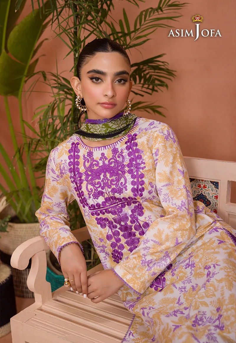 Asim Jofa Gul Rung Stitched/Pret Collection – AJGR-09