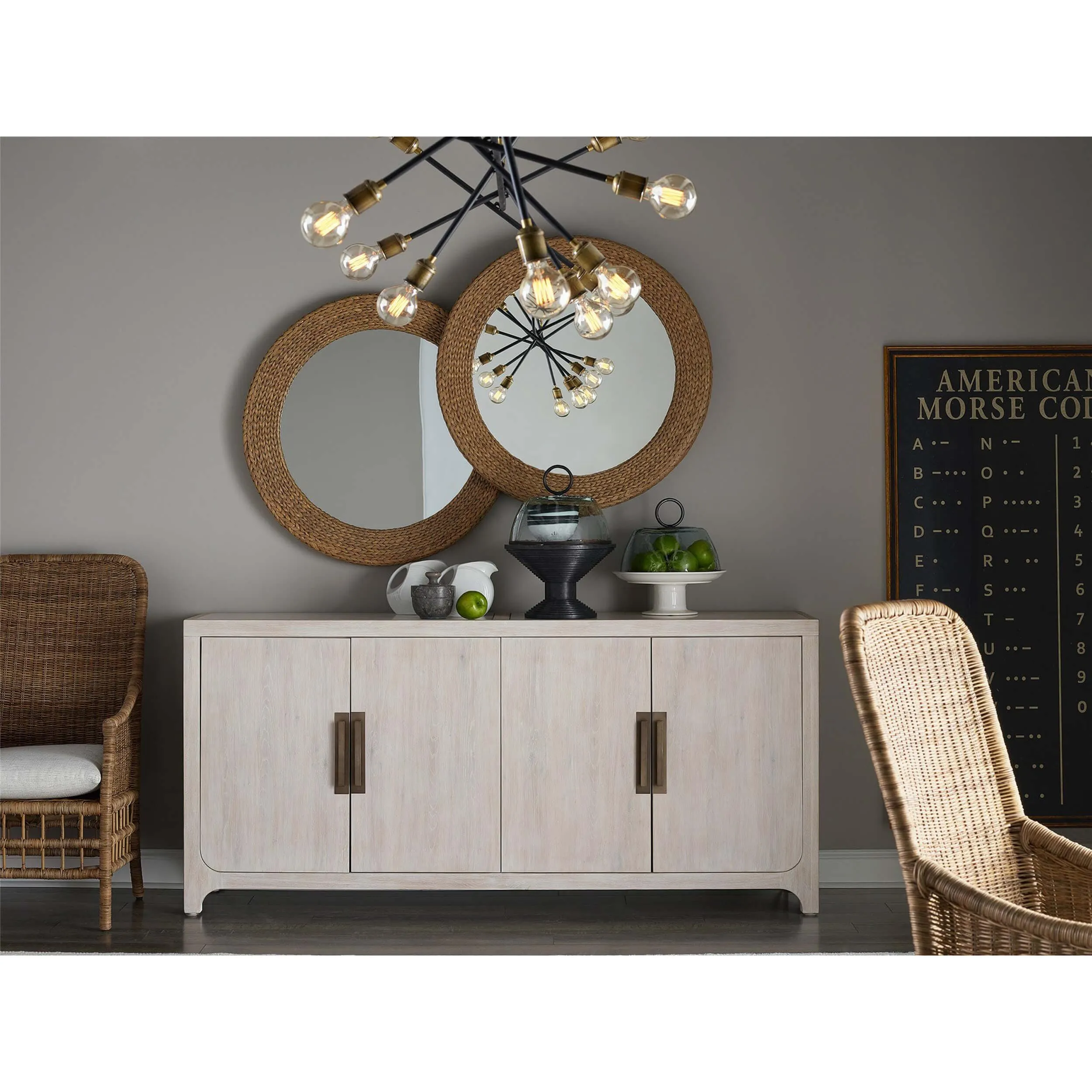 Blair Credenza, Weathered Grey