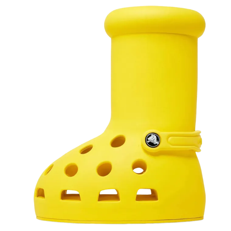Boots Crocs x MSCHF Big Yellow Boot, yellow