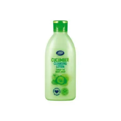 BOOTS CUCUMBER CLEANSING LOTION SWEEP THE NIGHT AWAY