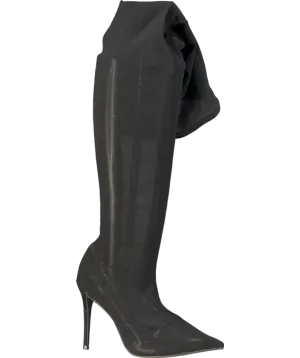 Carvela Black Vixen Over The Knee Boot UK 6 EU 39 👠
