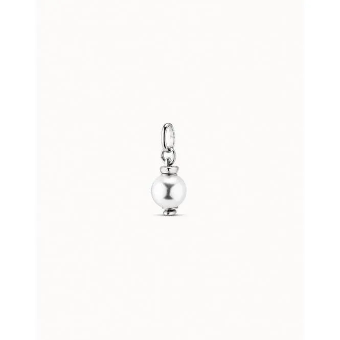 Charm Moon White Pearl Shell Charm
