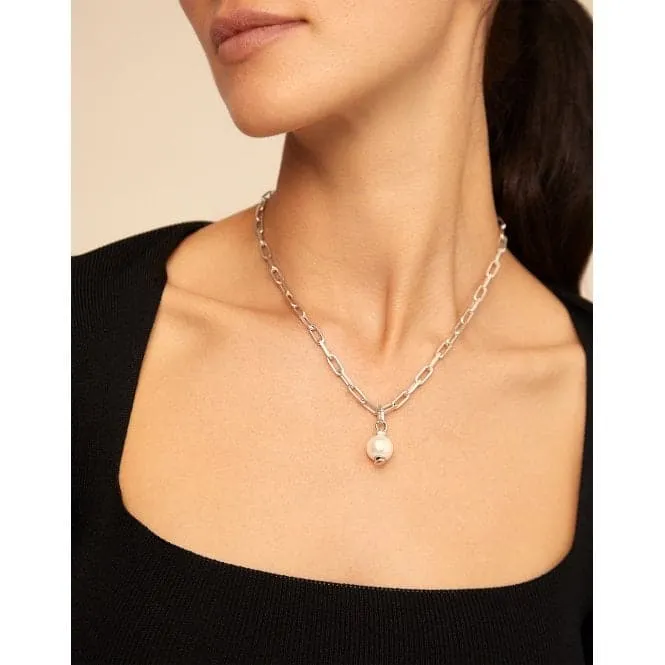 Charm Moon White Pearl Shell Charm