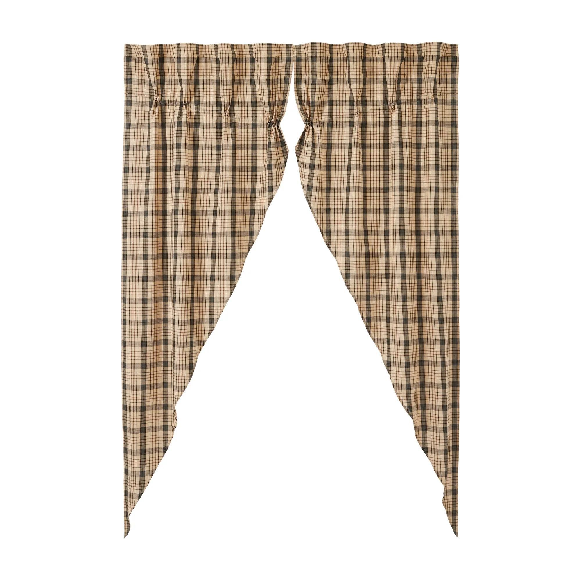 Cider Mill Plaid Prairie Panel Set of 2