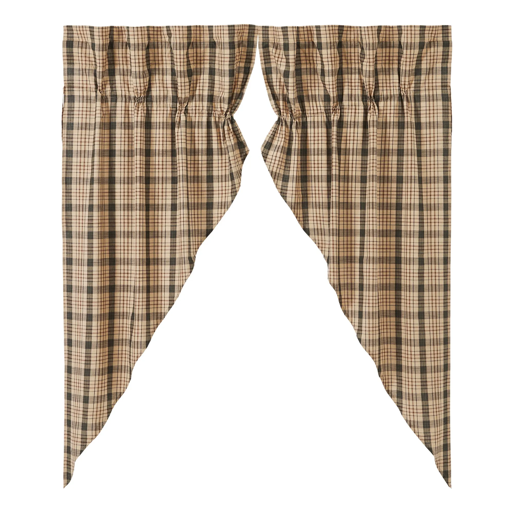 Cider Mill Plaid Prairie Panel Set of 2