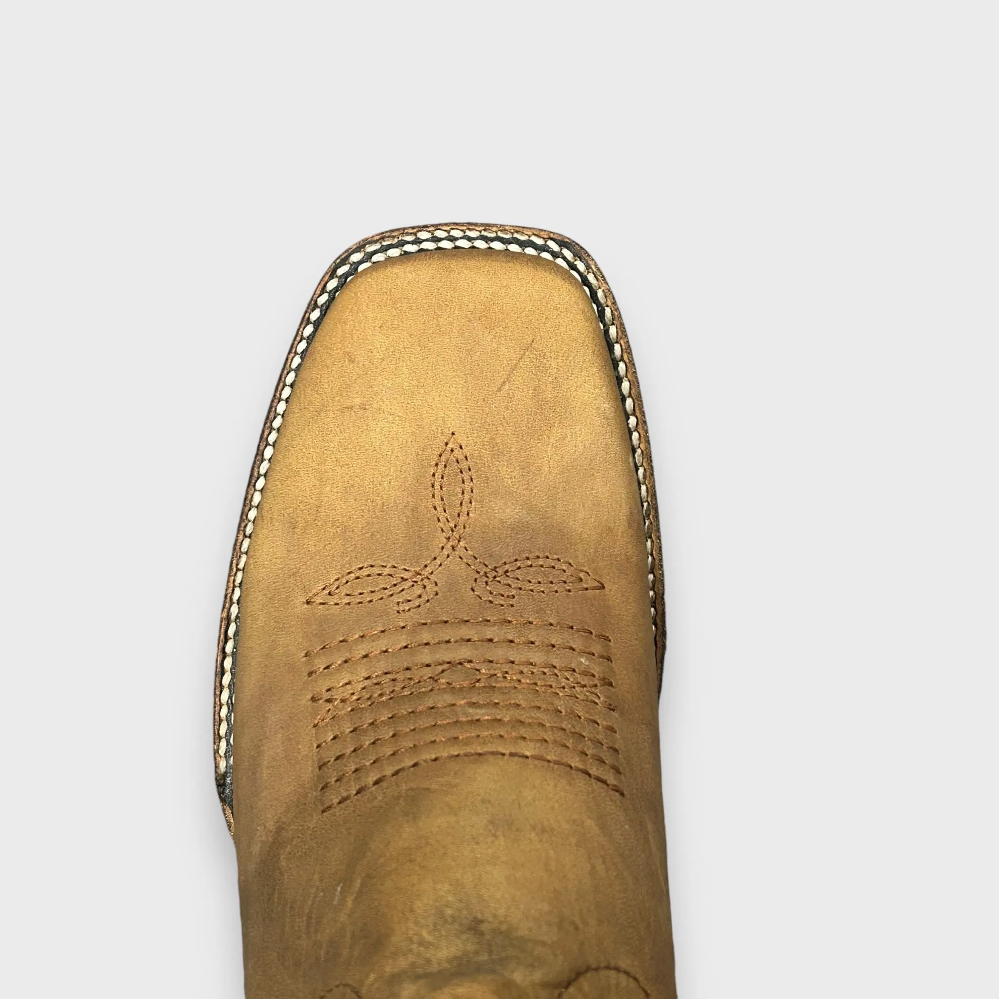 Circle G by Corral Men's L6087 in Chocolate and Tan Cowboy Boots