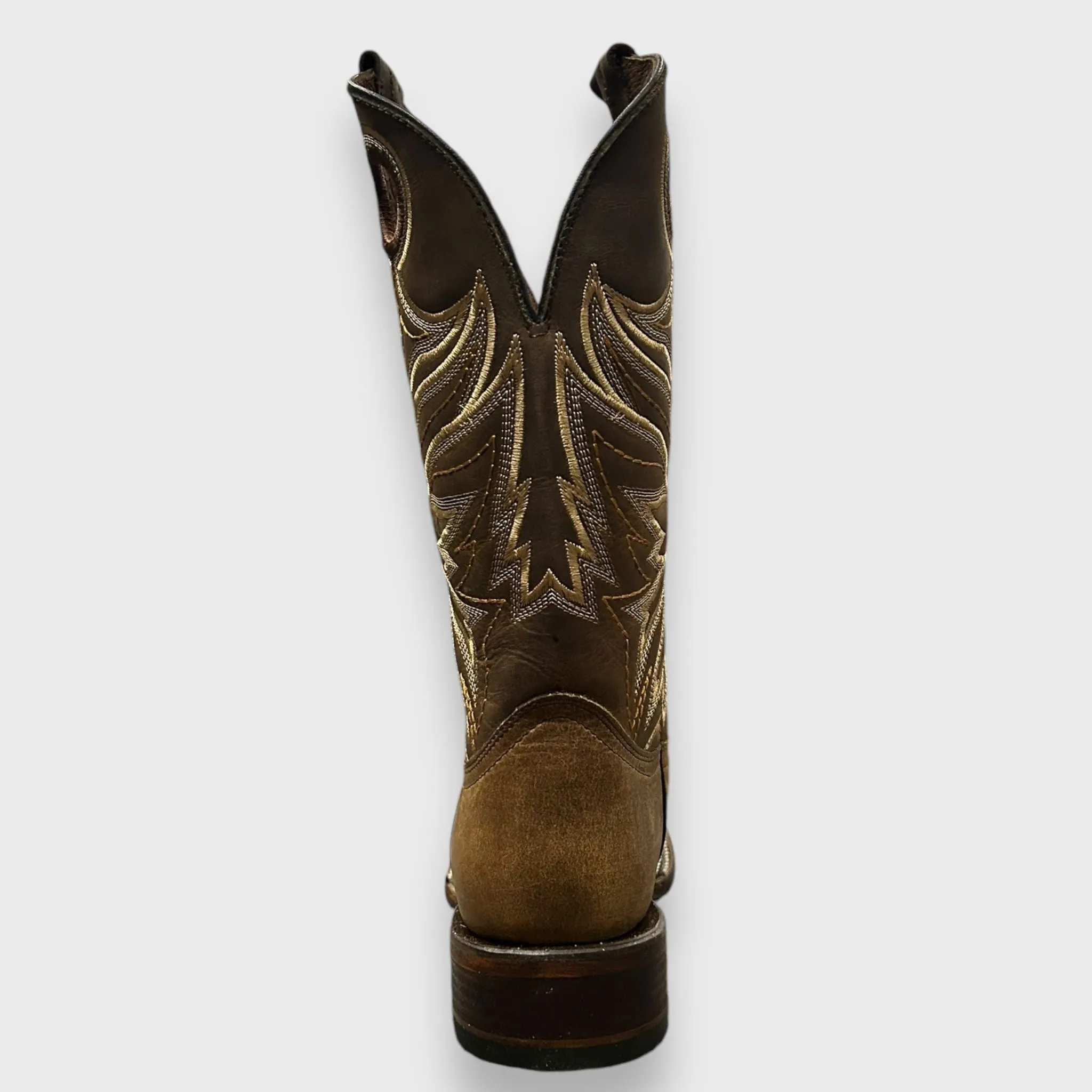 Circle G by Corral Men's L6087 in Chocolate and Tan Cowboy Boots