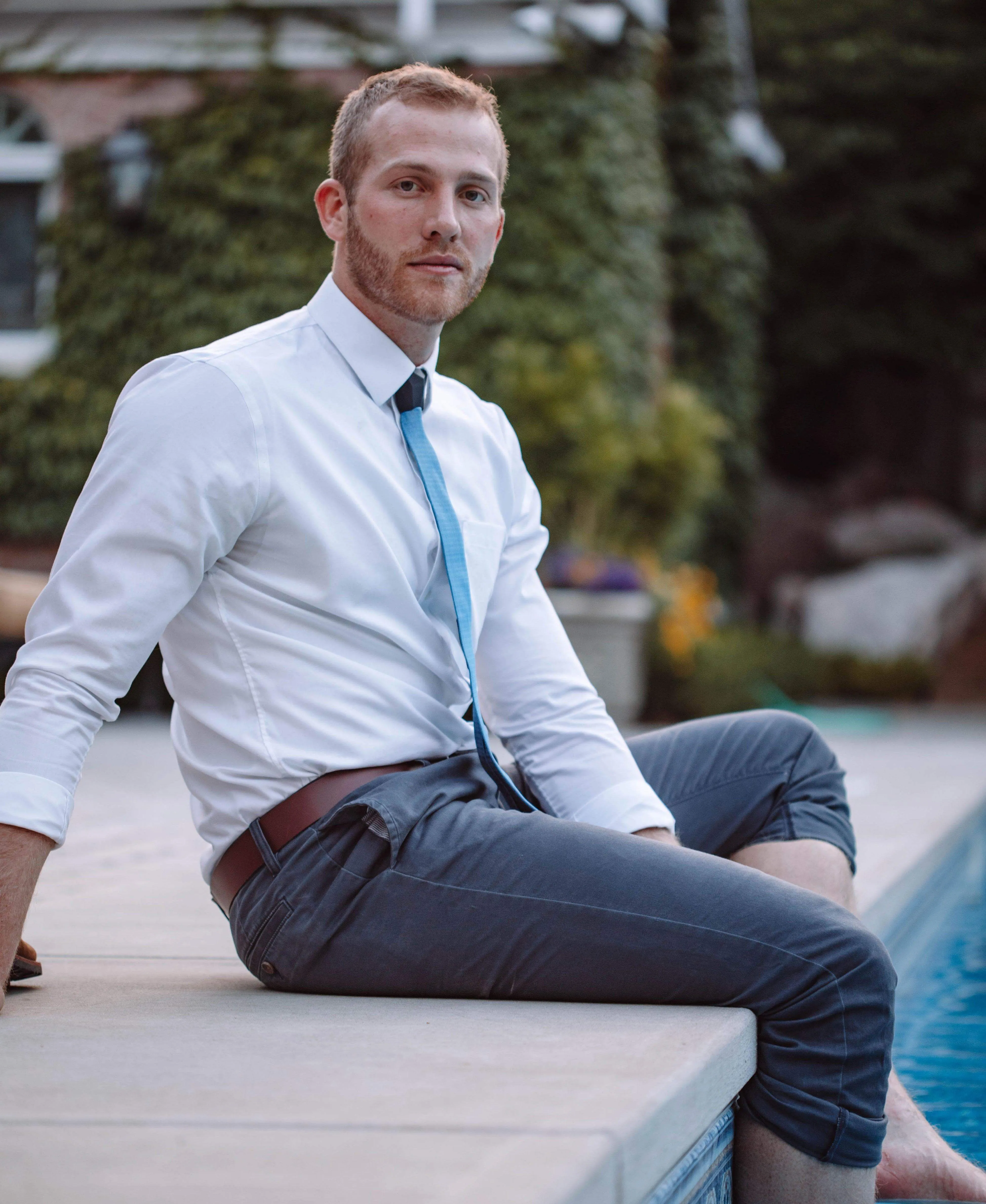 Grey Silk Floral & Blue Silk Floral - 2 TIE SET