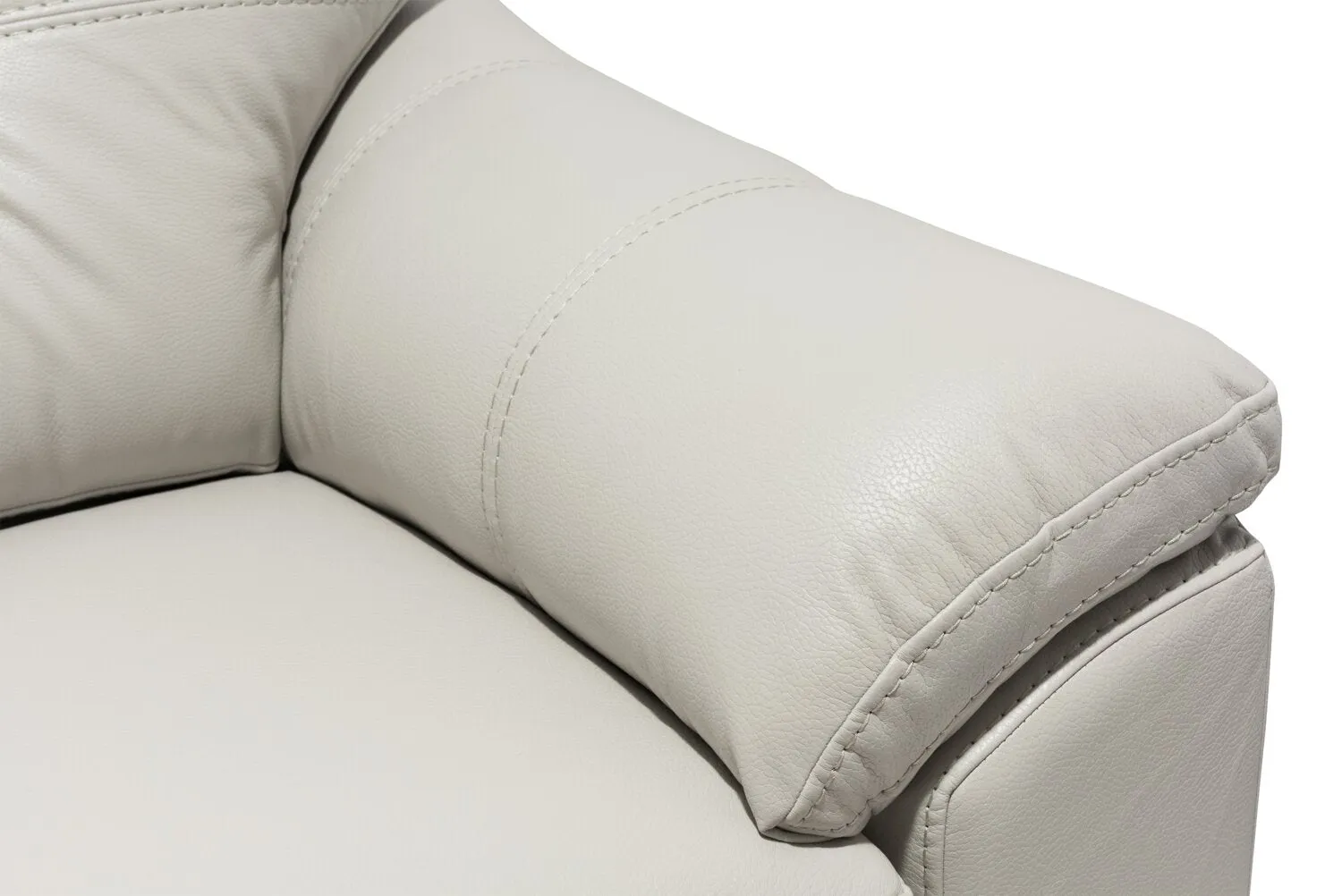 Irene 2-Piece Leath-Aire Left-Facing Sectional - Beige