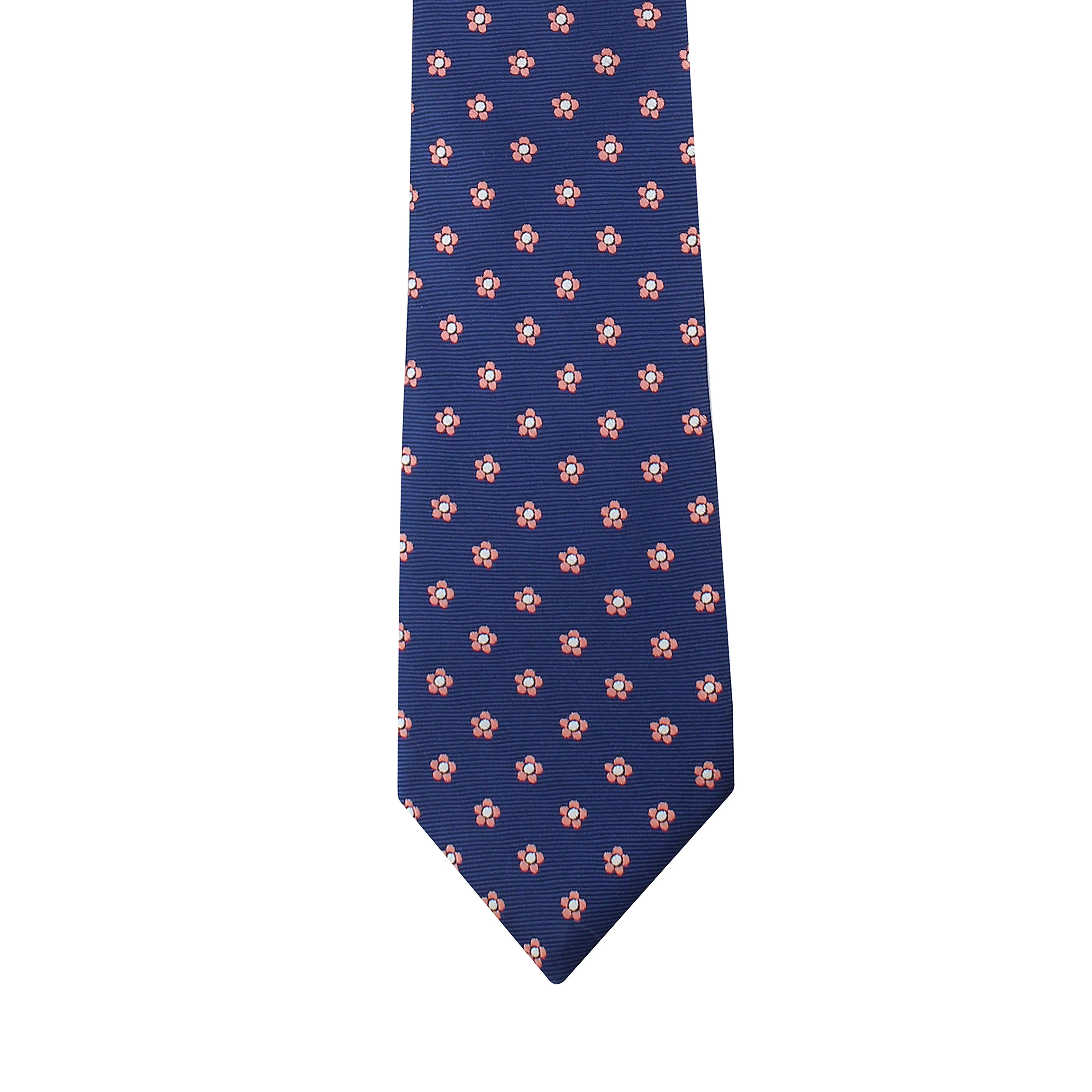 Kovove Classy Blue Floral Neck Tie For Men
