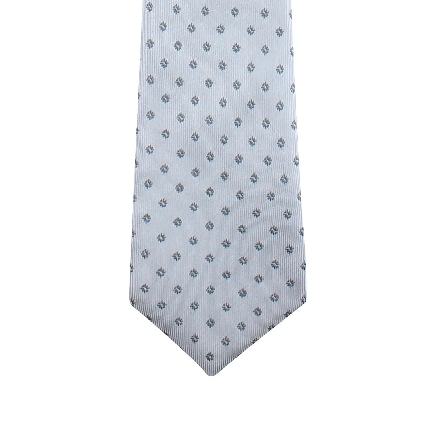 Kovove The Abstract Polka Fusion Grey Necktie For Men