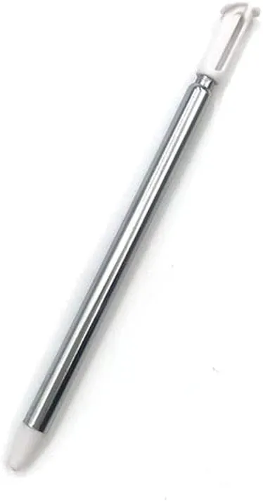 Metal Adjustable Touch Stylus Pen for for New 3DS XL LL Video Stylus Pen Game Accessories (Metal White)