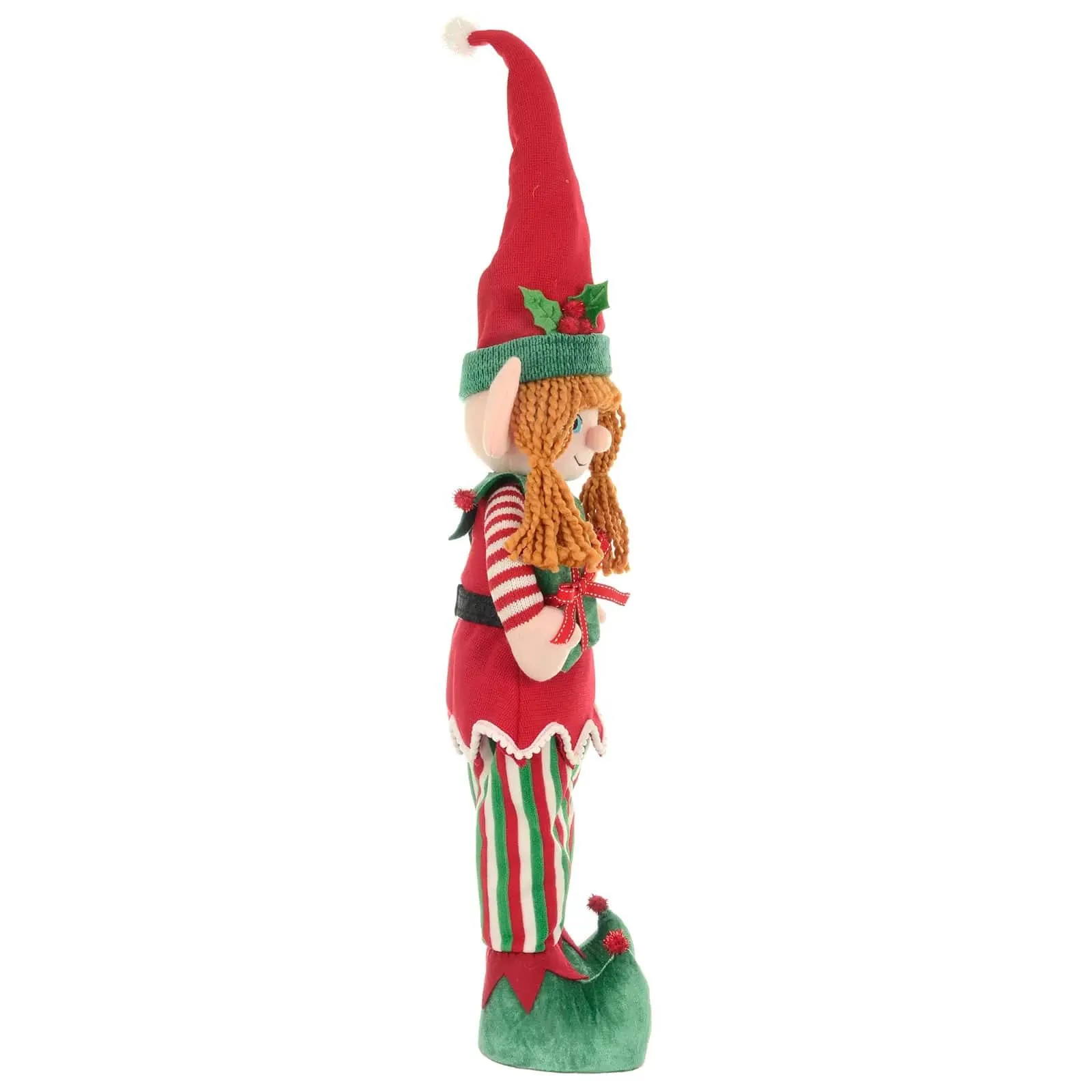 Mr Crimbo Standing Christmas Elf Figure Decoration Fabric 79cm