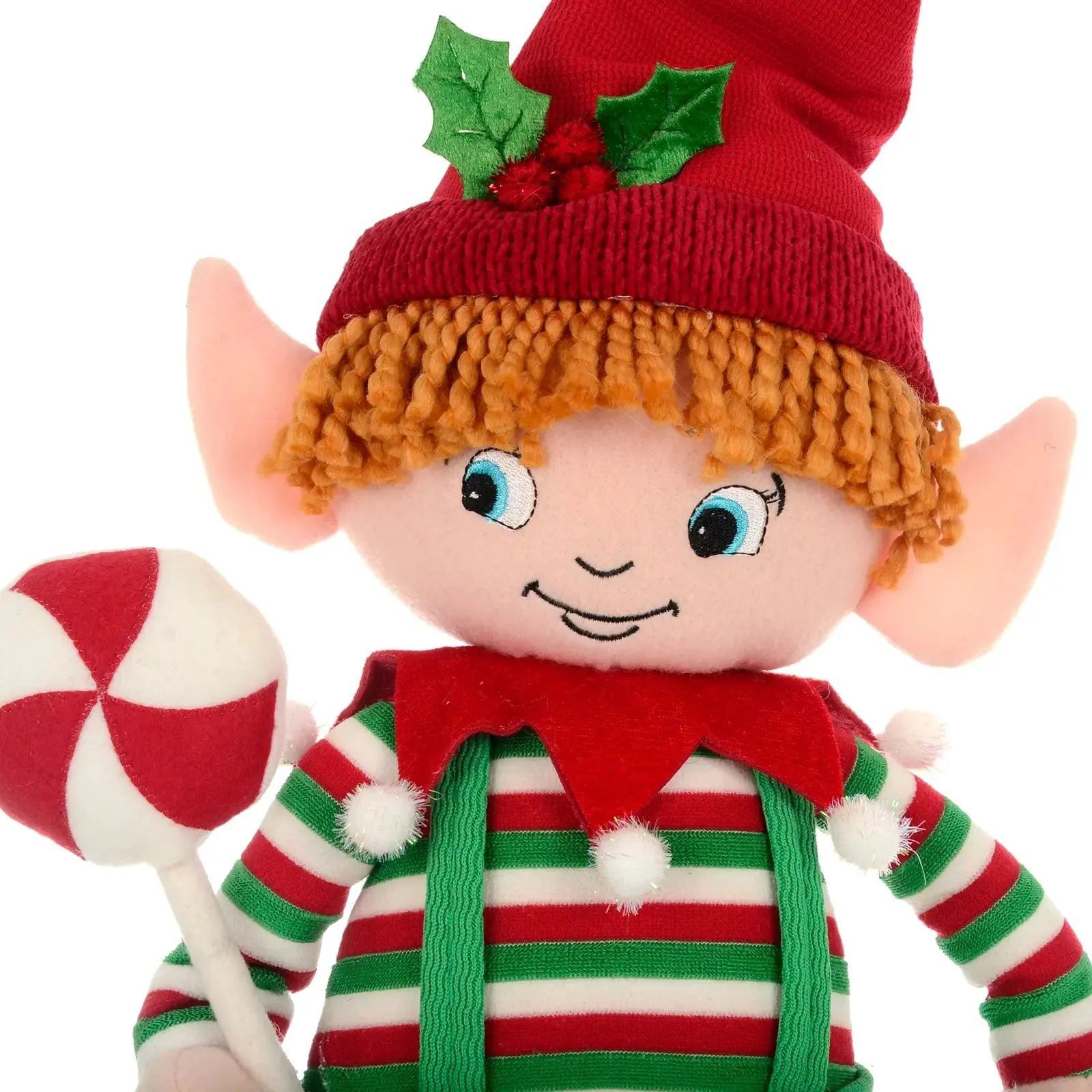 Mr Crimbo Standing Christmas Elf Figure Decoration Fabric 79cm