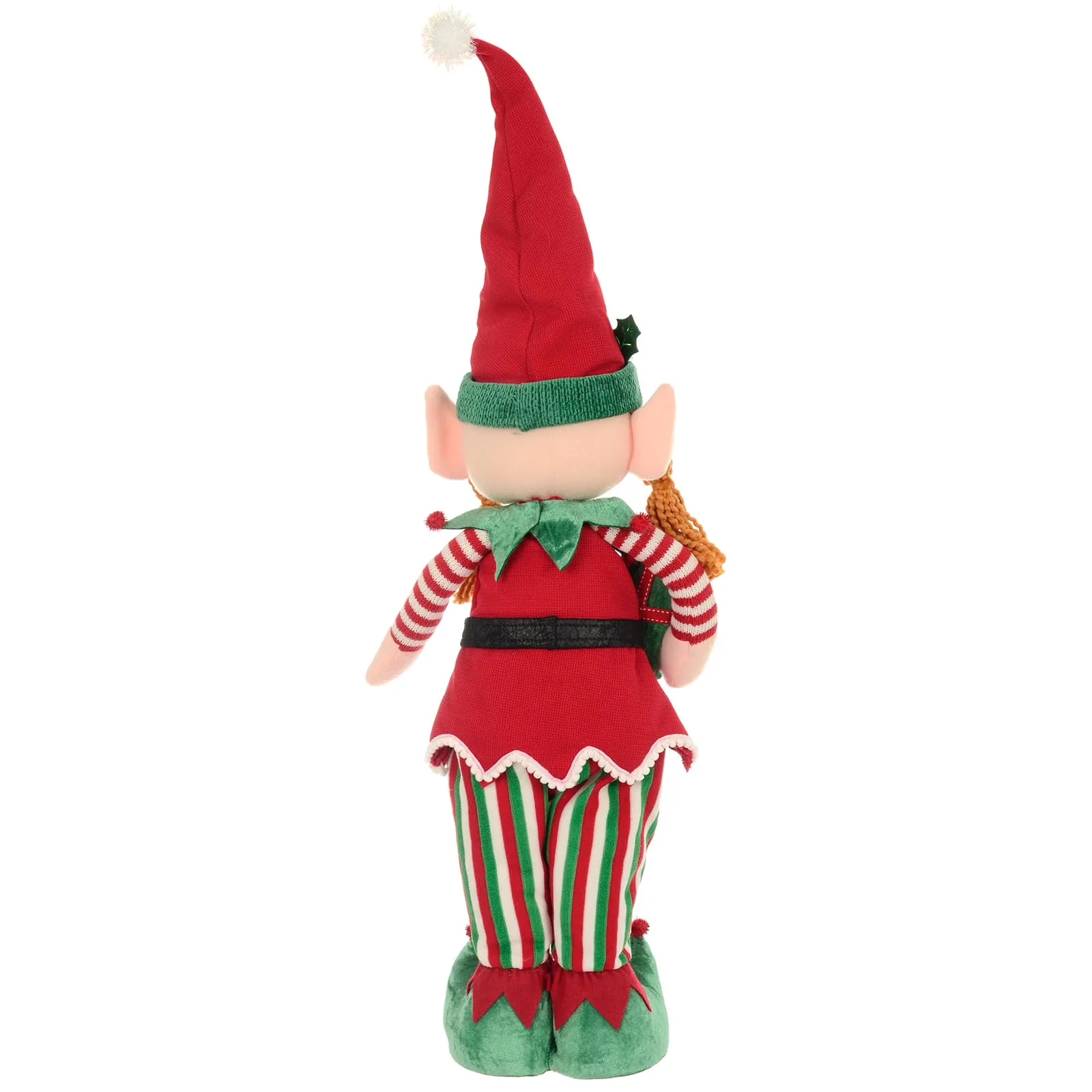 Mr Crimbo Standing Christmas Elf Figure Decoration Fabric 79cm