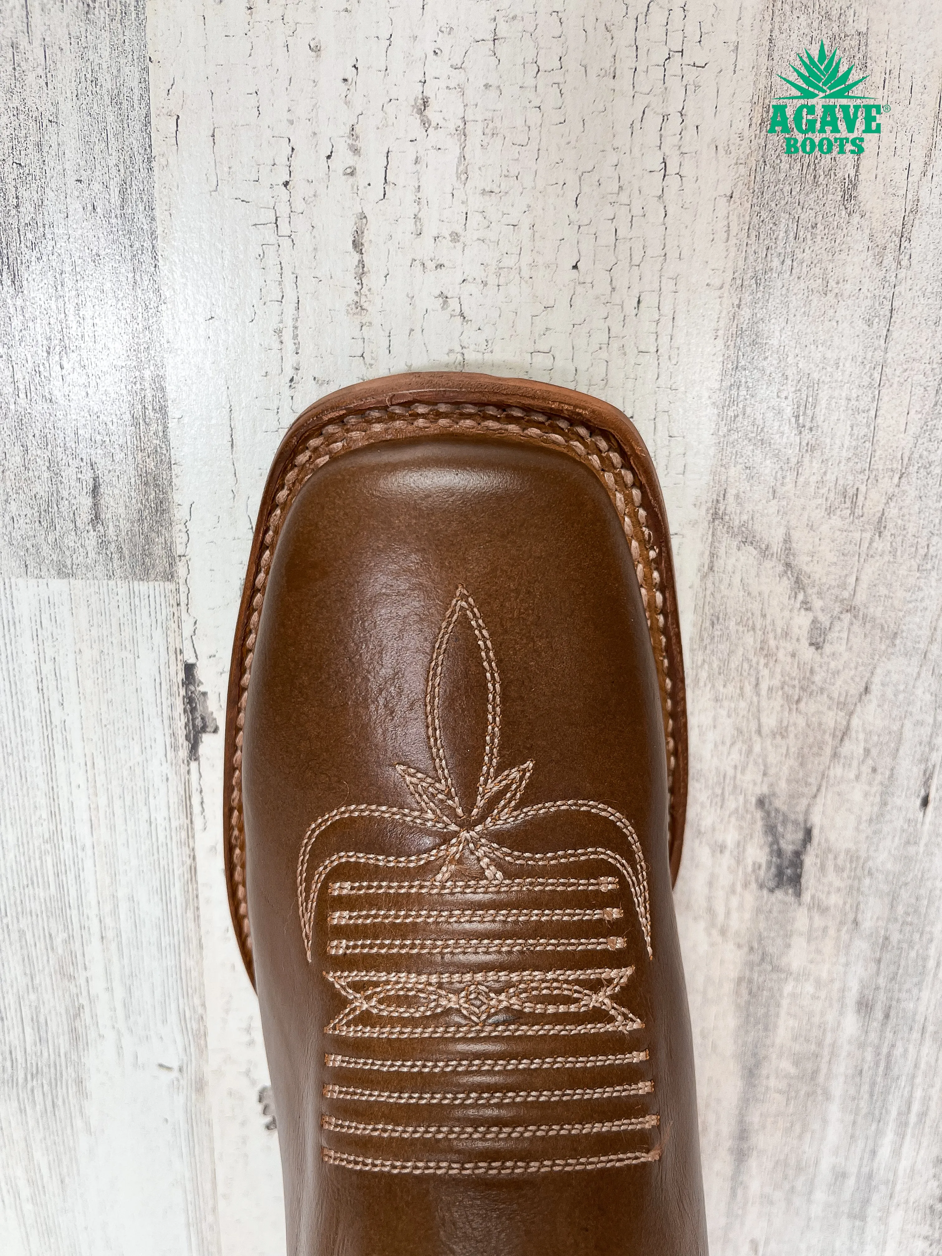 "JAZMIN" BROWN | WOMEN SQUARE TOE BOOTS