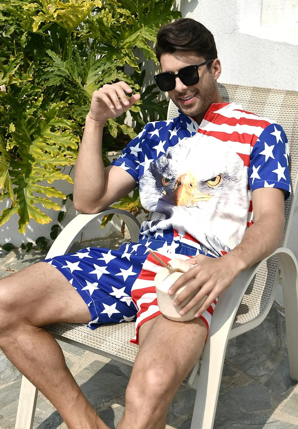RAISEVERN Mens Romper Zipper Jumpsuit Male Shorts Sleeve One Piece Overalls Bro Outfits