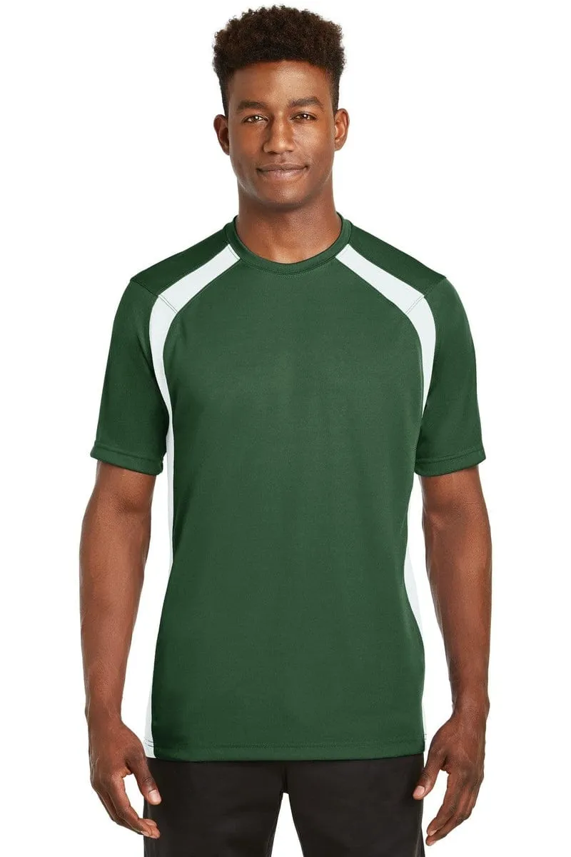 Sport-Tek T478: Dry Zone Colorblock Crew