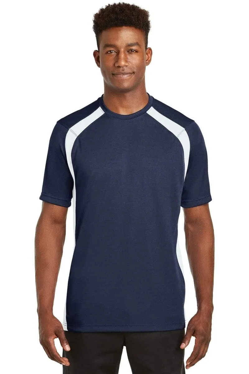 Sport-Tek T478: Dry Zone Colorblock Crew
