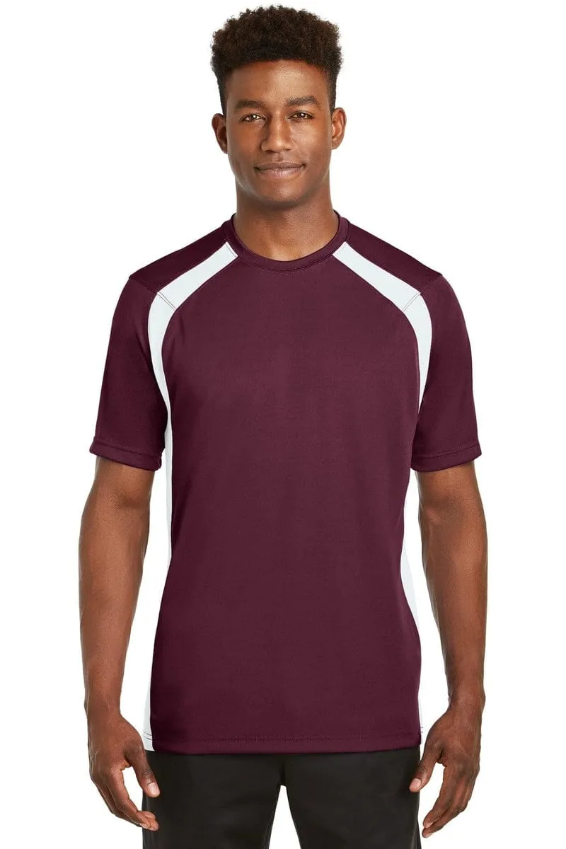 Sport-Tek T478: Dry Zone Colorblock Crew