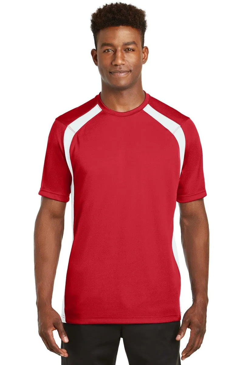 Sport-Tek T478: Dry Zone Colorblock Crew