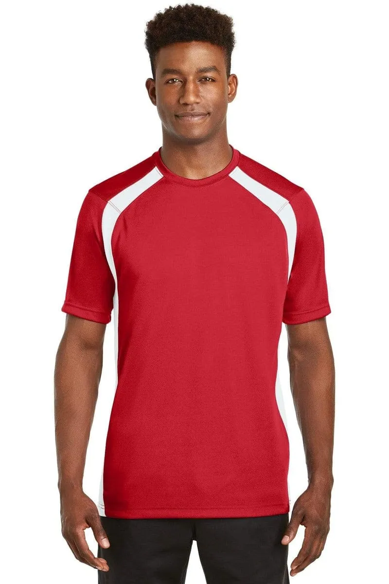 Sport-Tek T478: Dry Zone Colorblock Crew