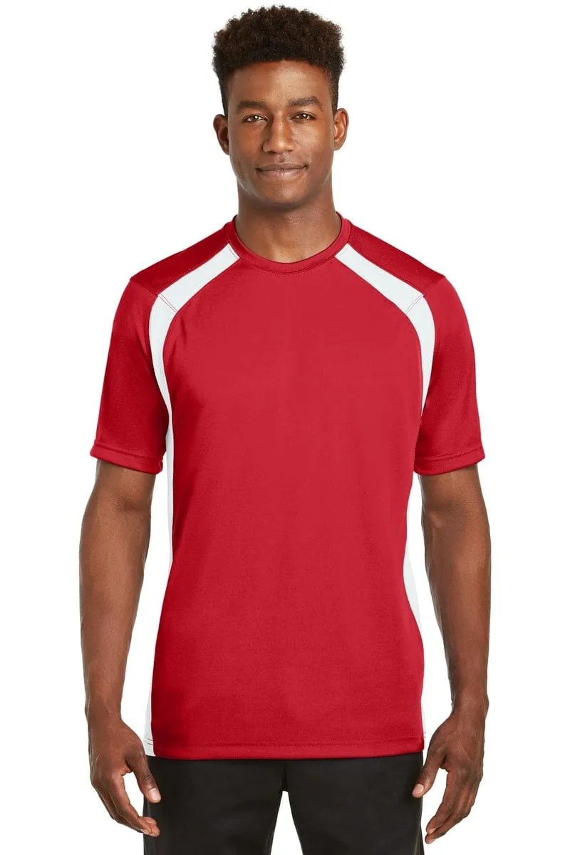 Sport-Tek T478: Dry Zone Colorblock Crew