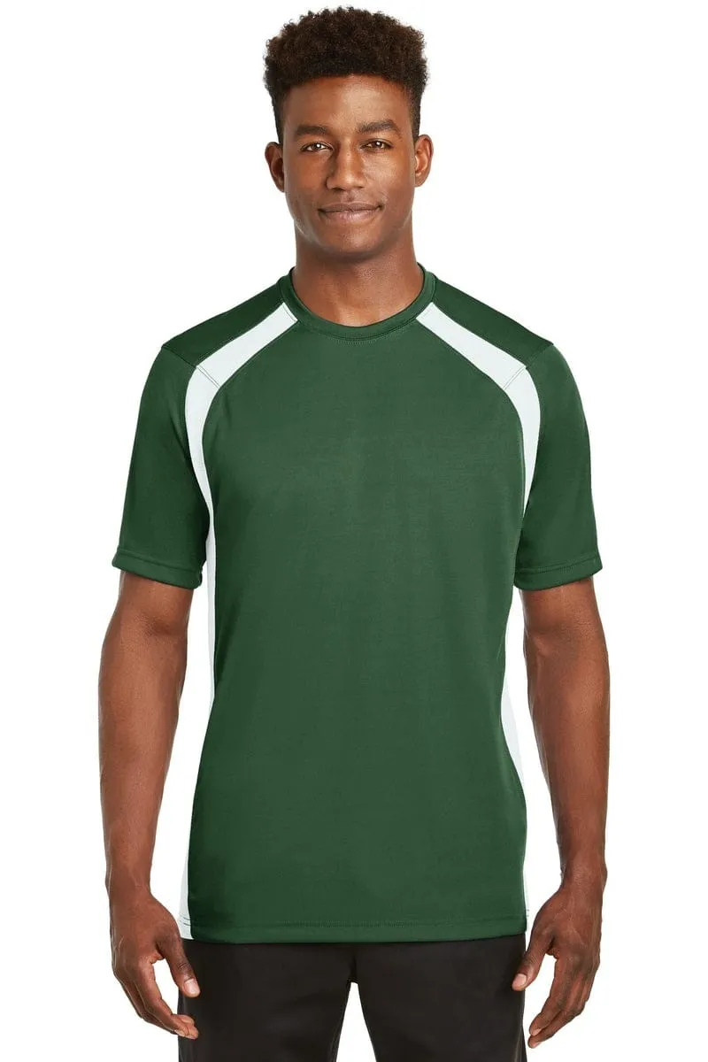 Sport-Tek T478: Dry Zone Colorblock Crew