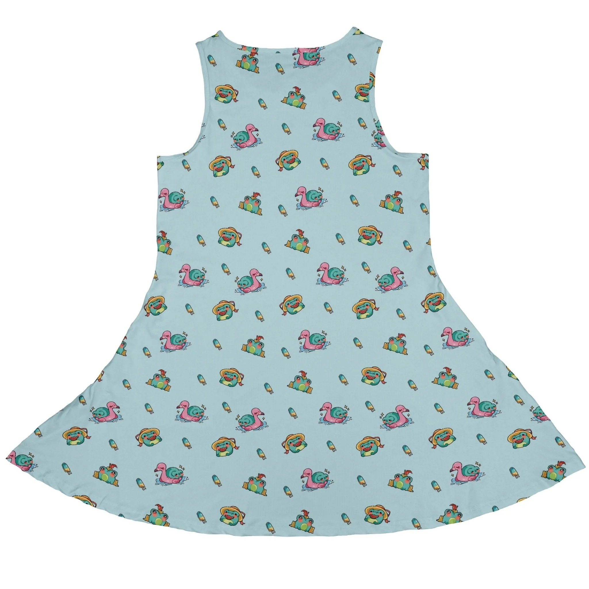 Summer Frogs Anime Dress