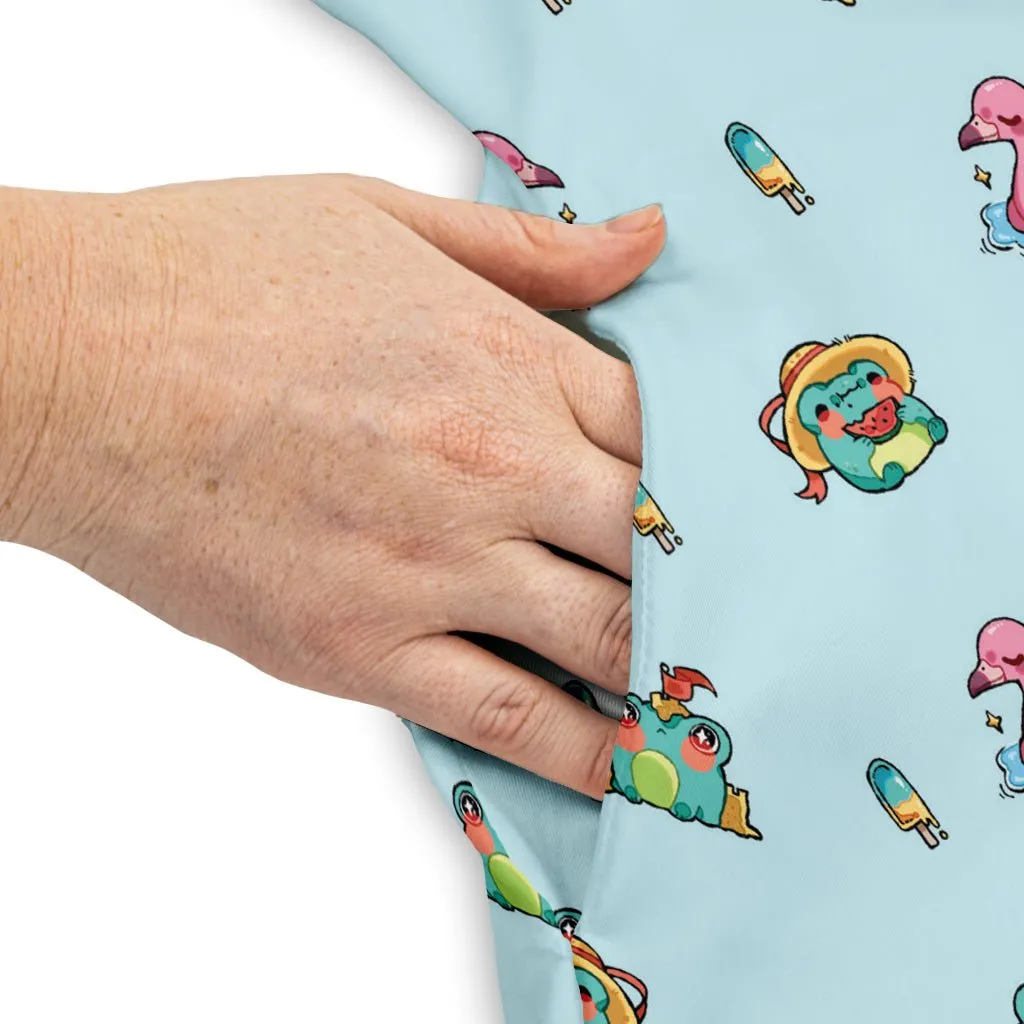 Summer Frogs Anime Dress