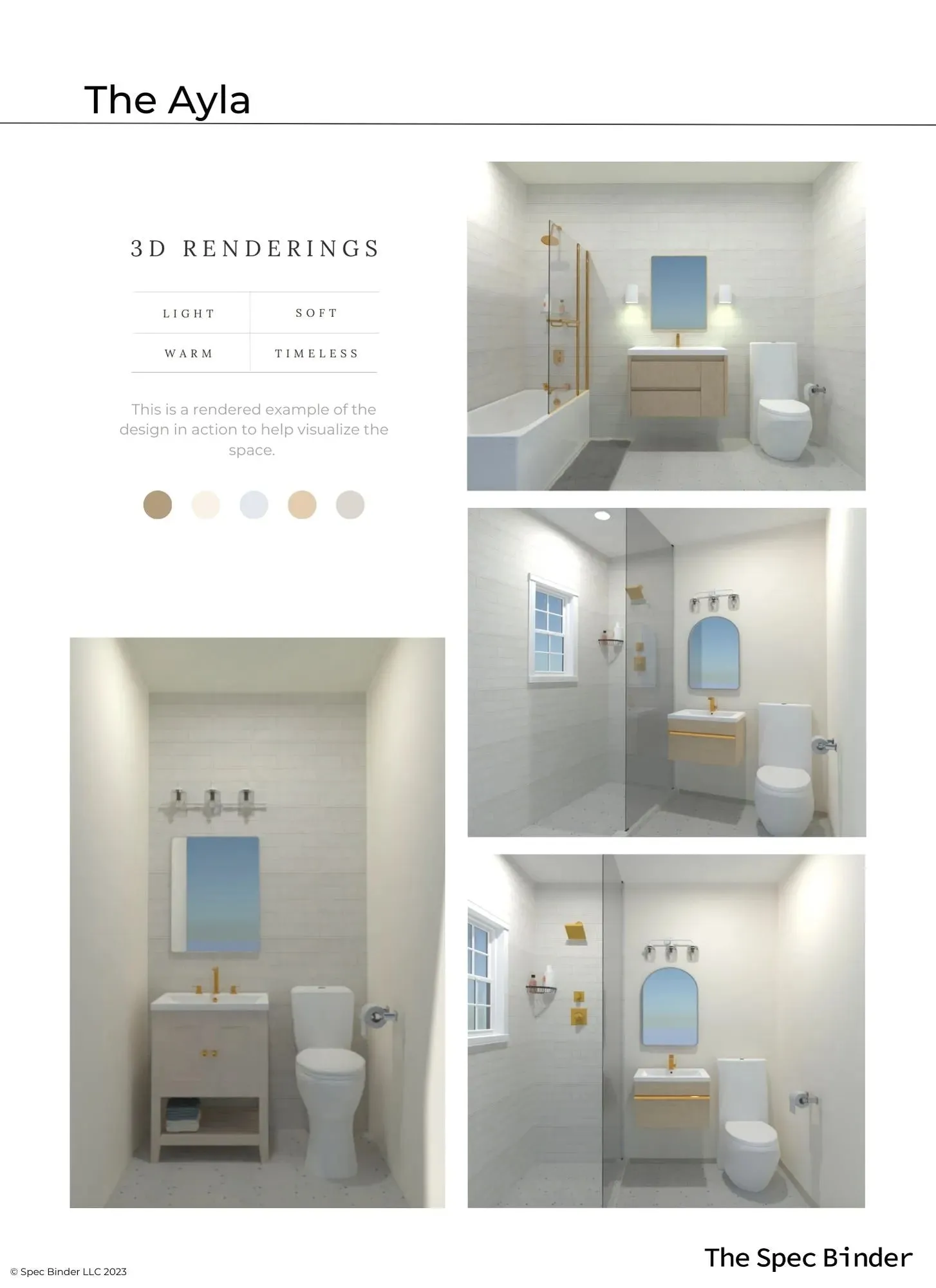 The Ayla Bathroom Design