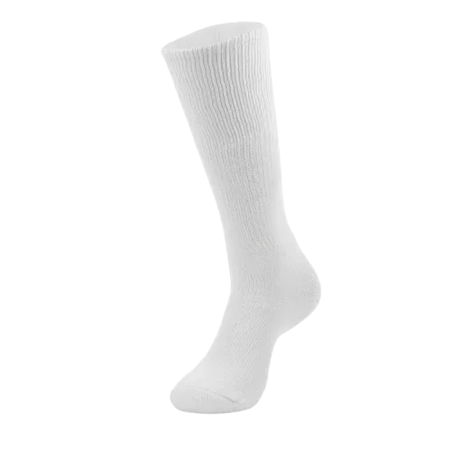Thor-Lon Men's White Moderate Cushion Over Calf Sock