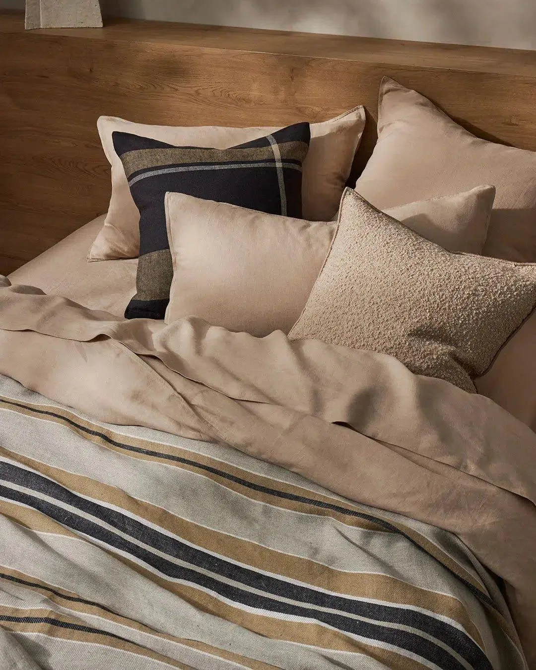 Weave Ravello Linen Flat Sheet - Shell