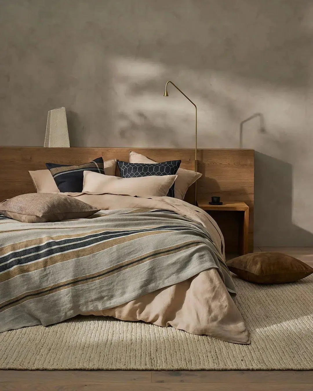 Weave Ravello Linen Flat Sheet - Shell