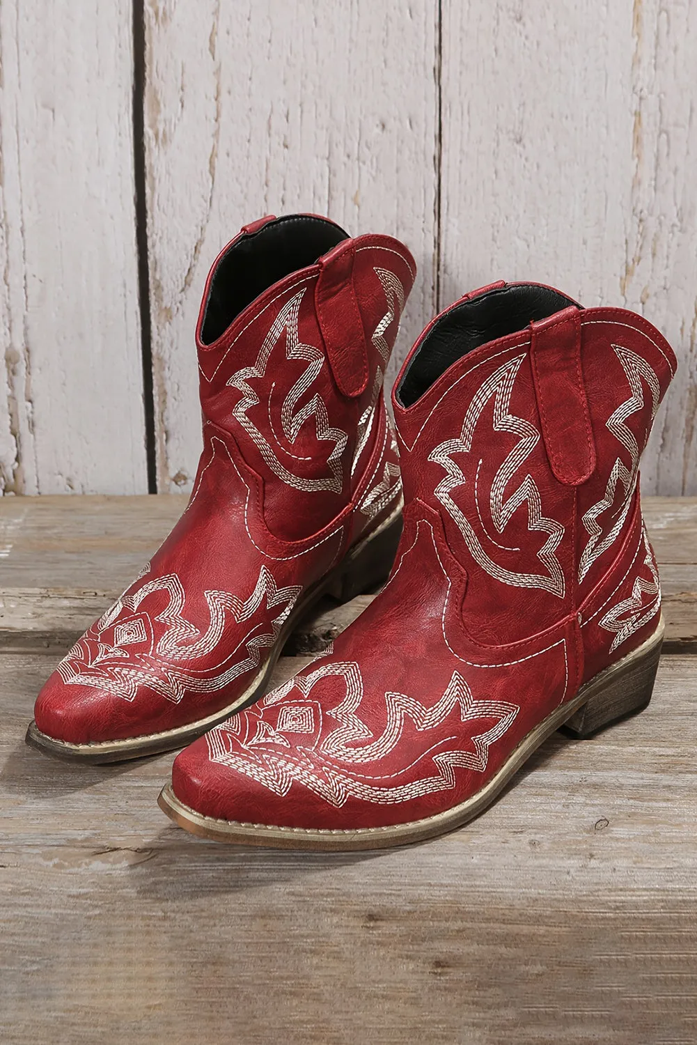 Women's Western Embroidered Pointed Toe Cowgirl Boots