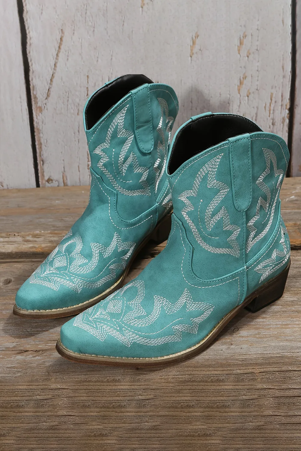 Women's Western Embroidered Pointed Toe Cowgirl Boots