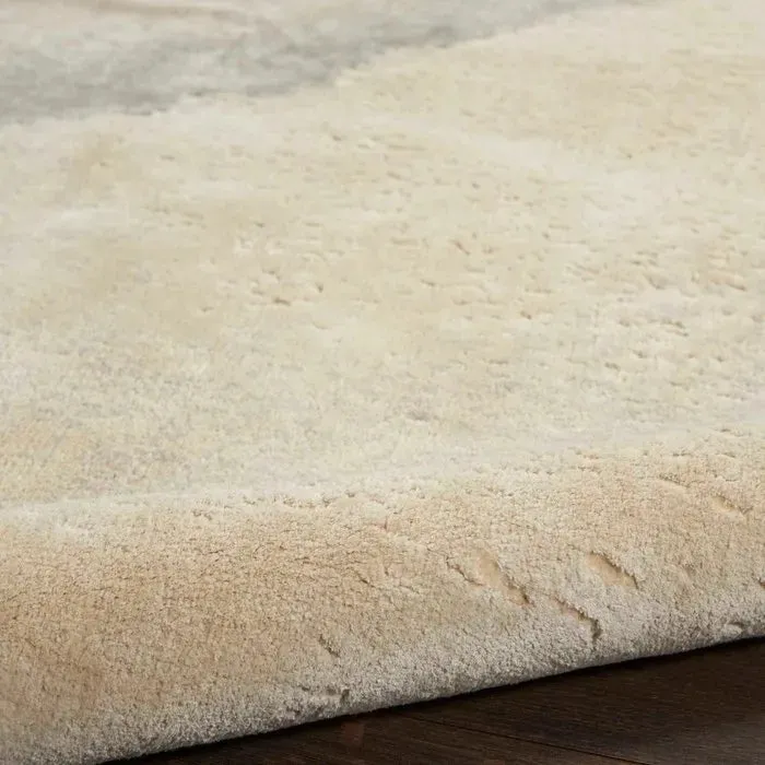 Wool & Silk CGS33 Ivory/Grey Rug